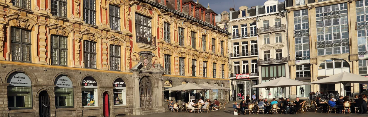 Façade d'un bâtiment à Lille
